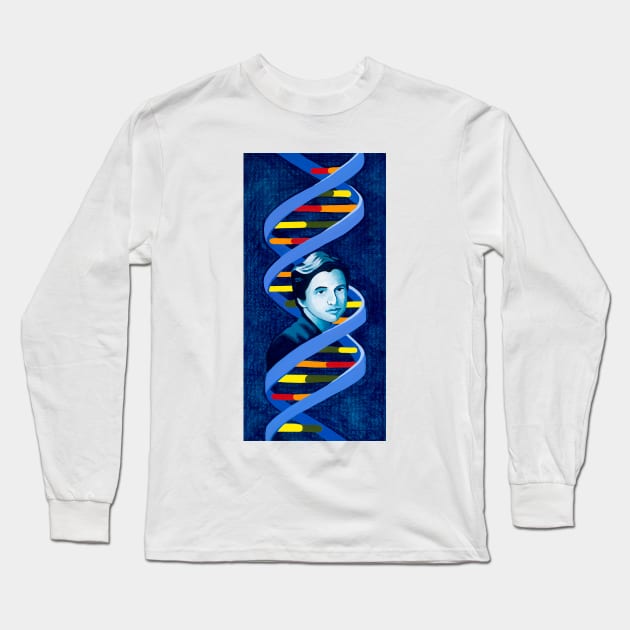 Rosalind Franklin Long Sleeve T-Shirt by BonnieFillenwarth